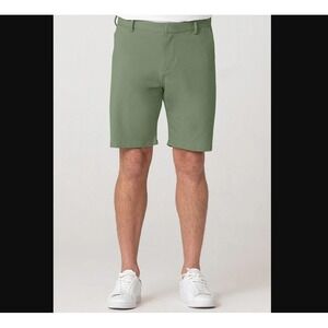 Swet Tailor NEW NWT Mens 28 Sage Green Everyday Chino Shorts Golf Comfy